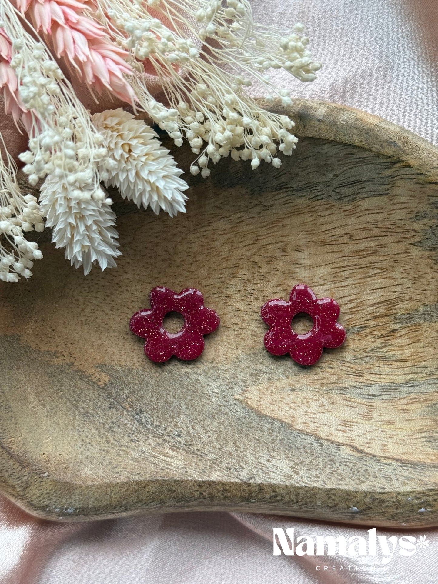 Pampille Léa - Boucles d'oreilles interchangeables