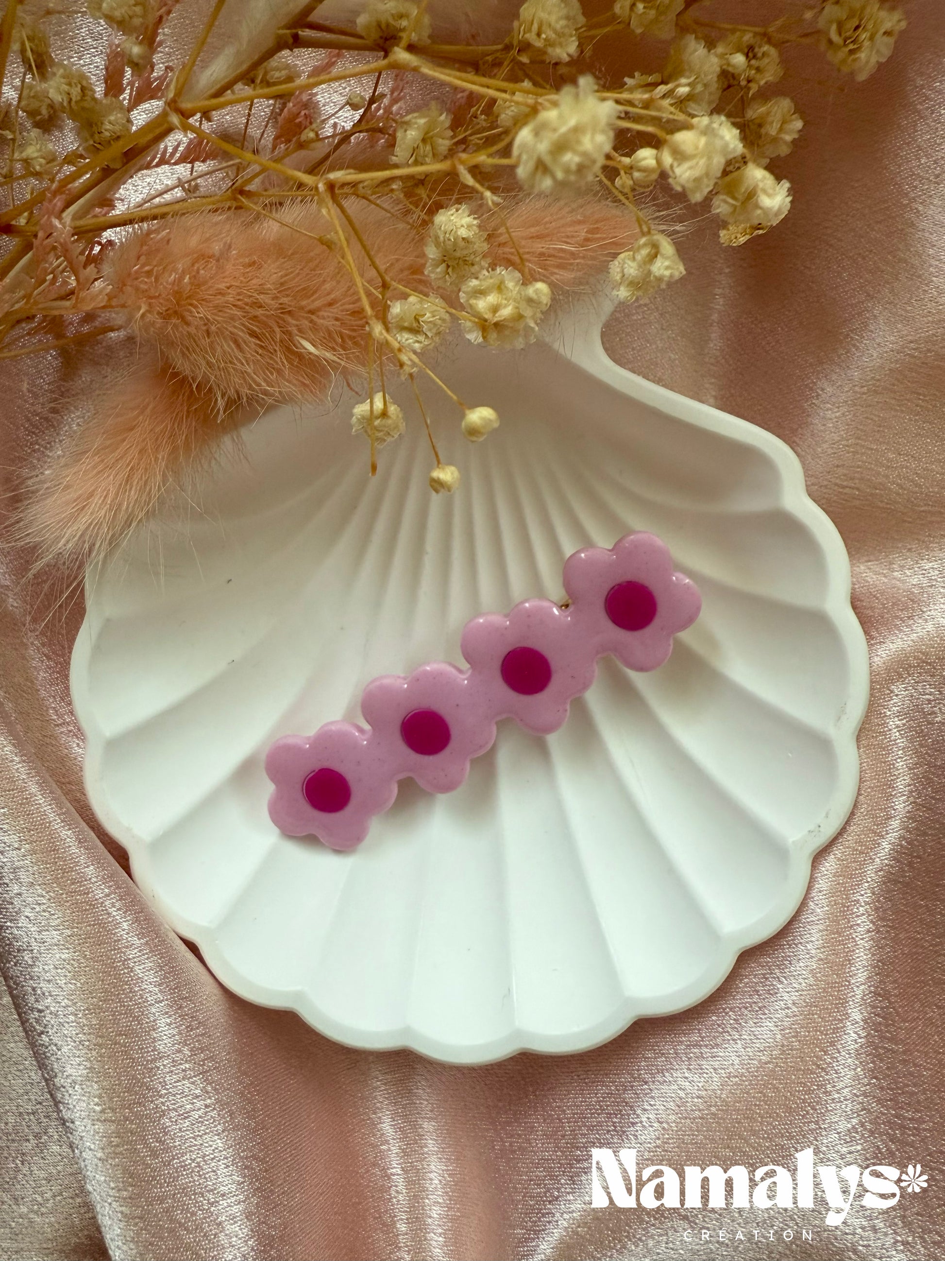 Barrette à cheveux - Fleurs
