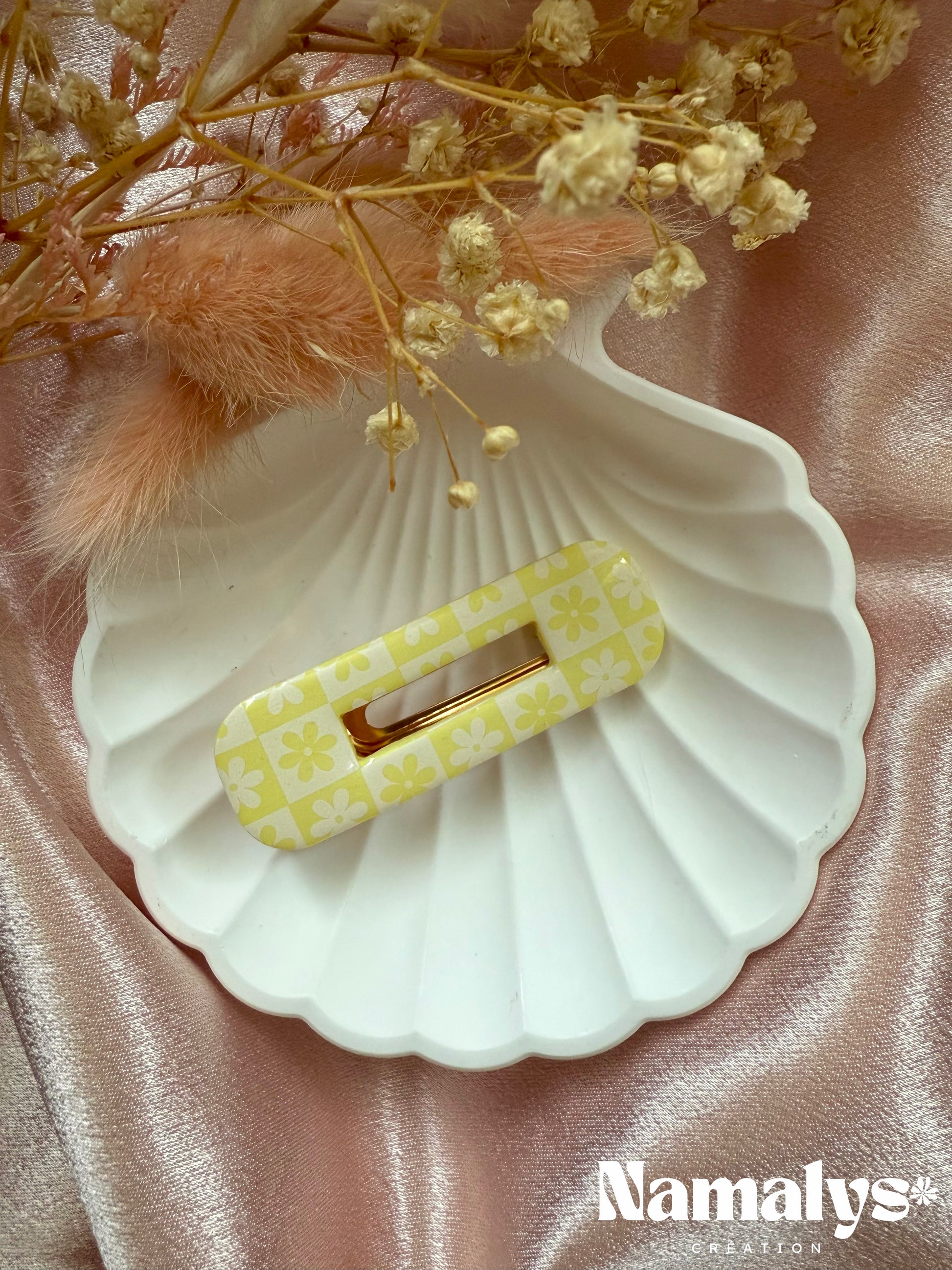 Barrette à cheveux - Grand rectangle