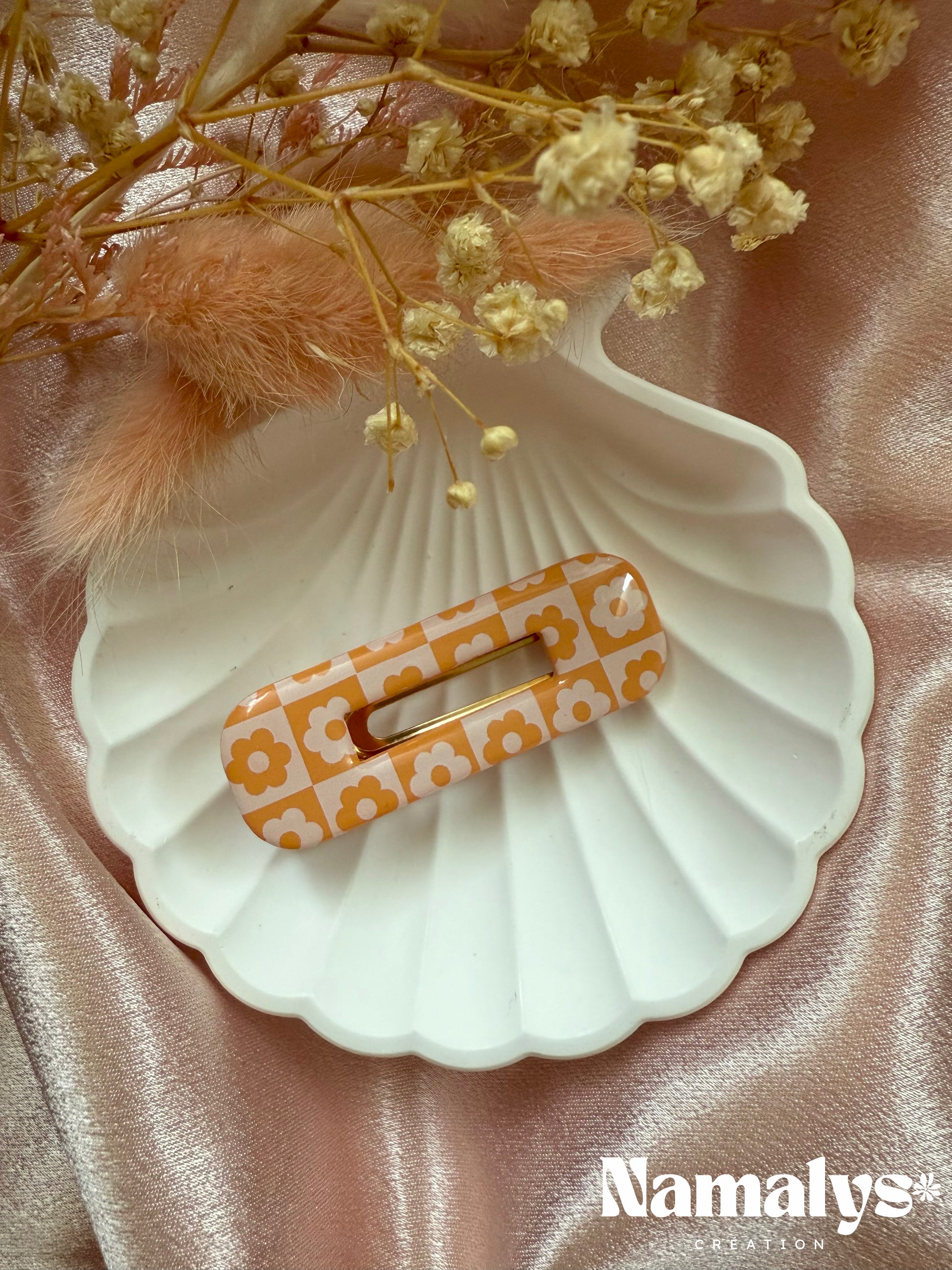 Barrette à cheveux - Grand rectangle
