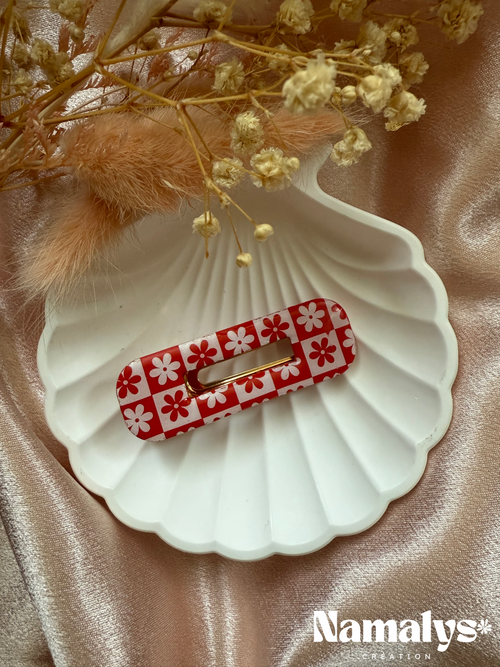 Barrette à cheveux - Grand rectangle