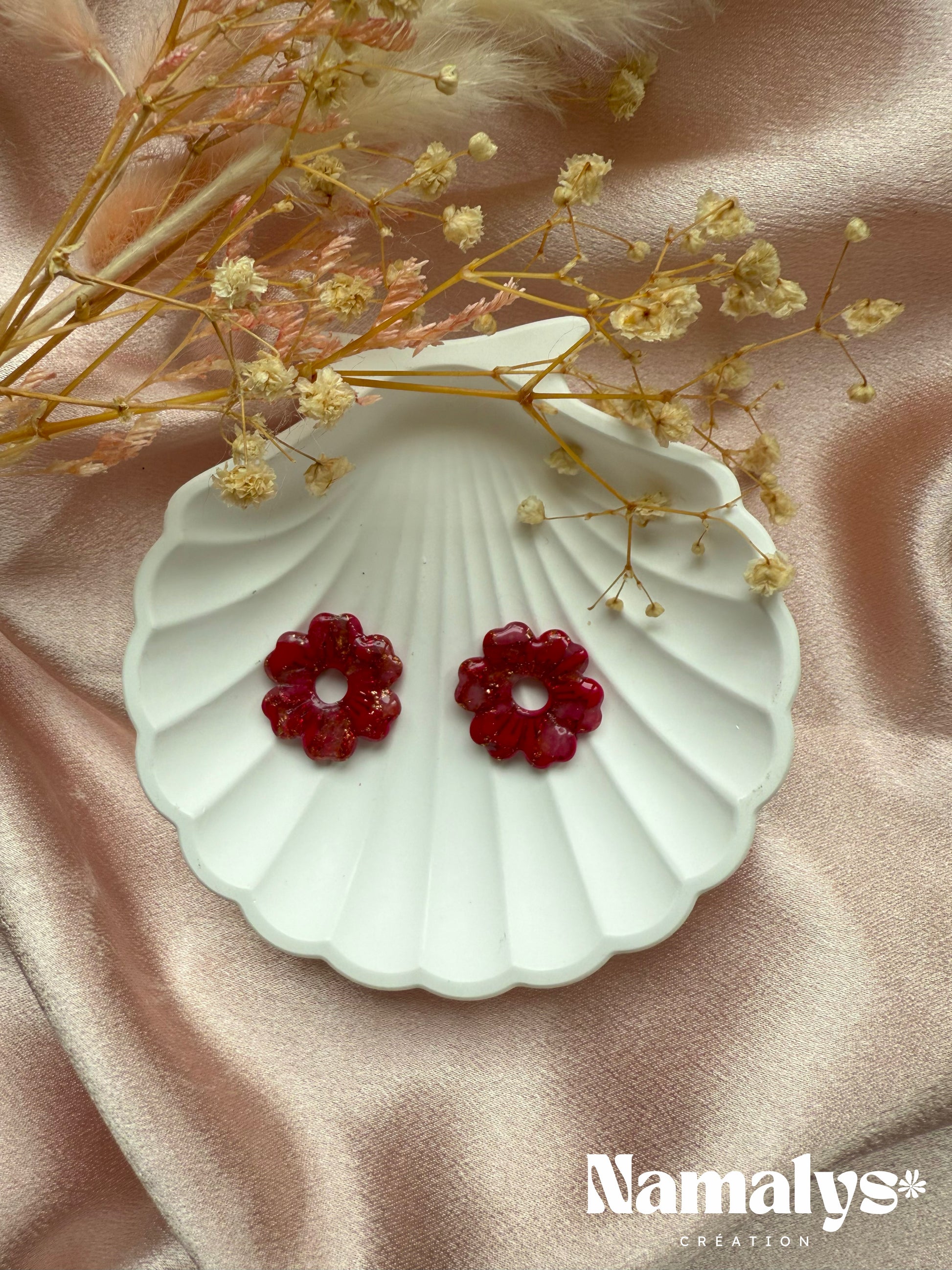 Pampille "Charlotte" - Effet marbre