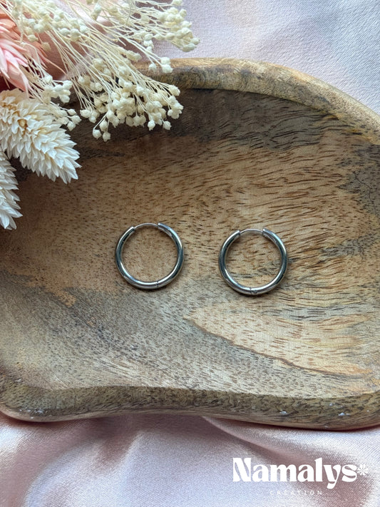 Créoles en Acier Inoxydable