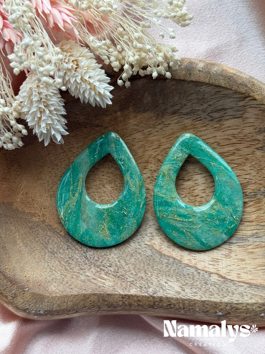 Pampille Isabella - Boucles d'oreilles interchangeables