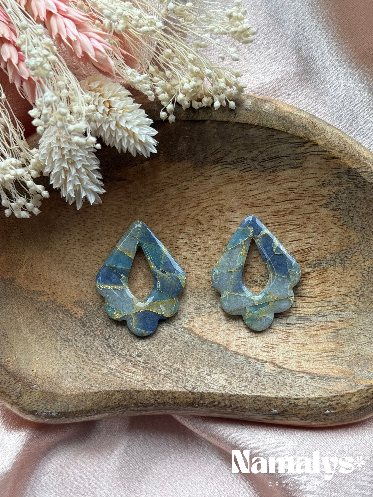 Pampille Louisette - Boucles d'oreilles interchangeables