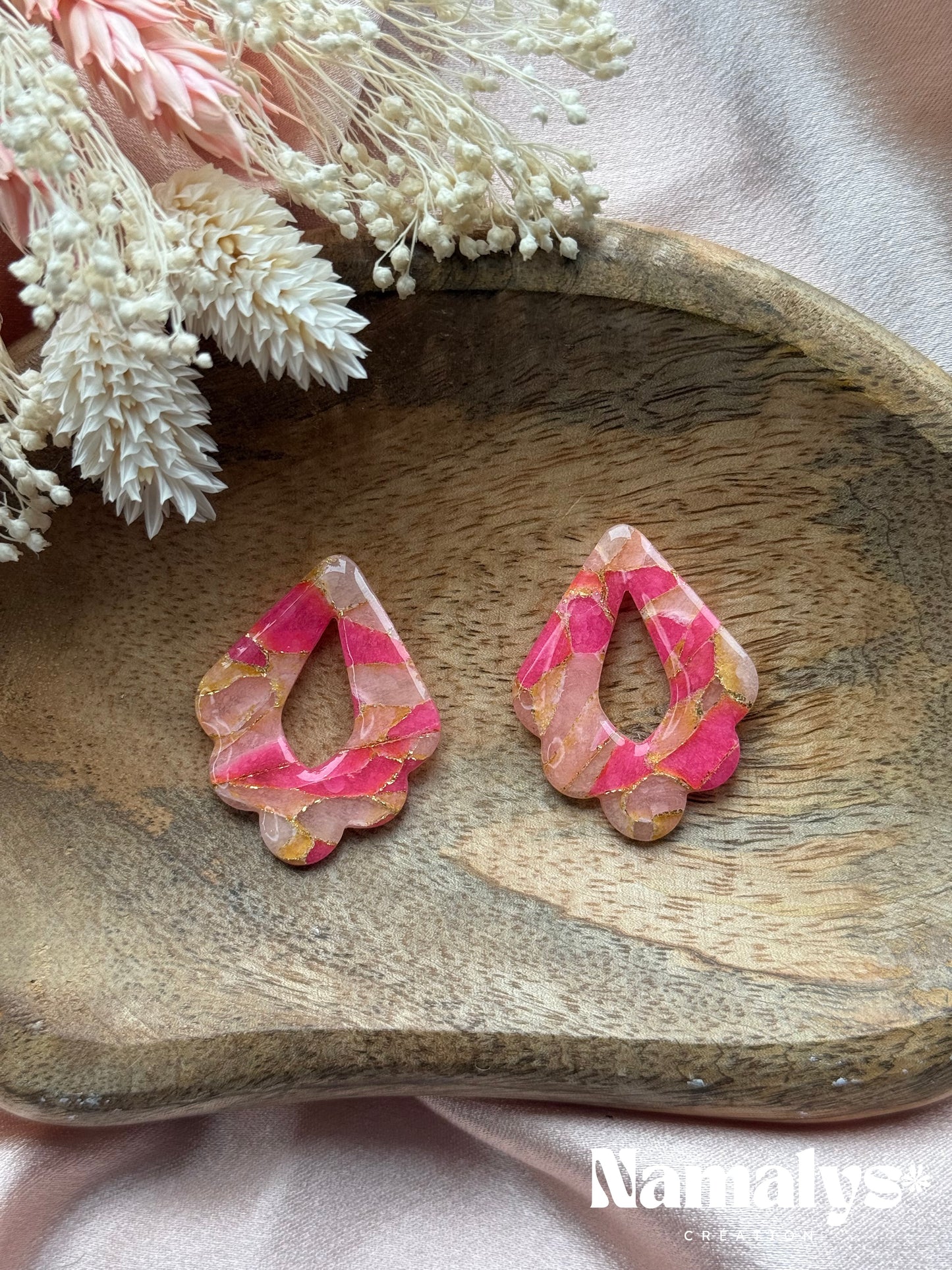 Pampille Louisette - Boucles d'oreilles interchangeables