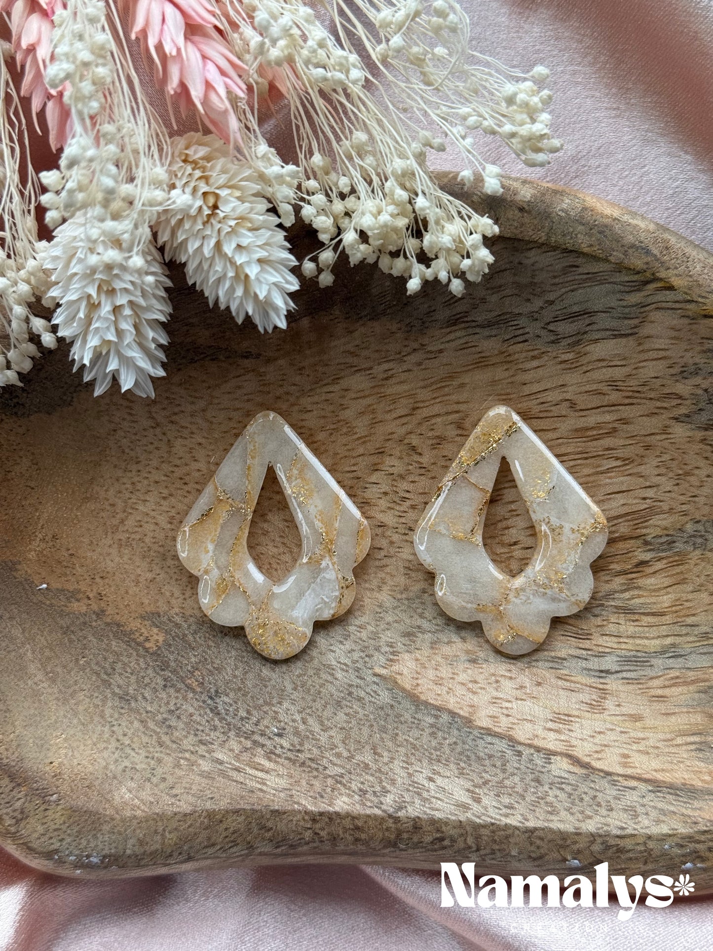 Pampille Louisette - Boucles d'oreilles interchangeables