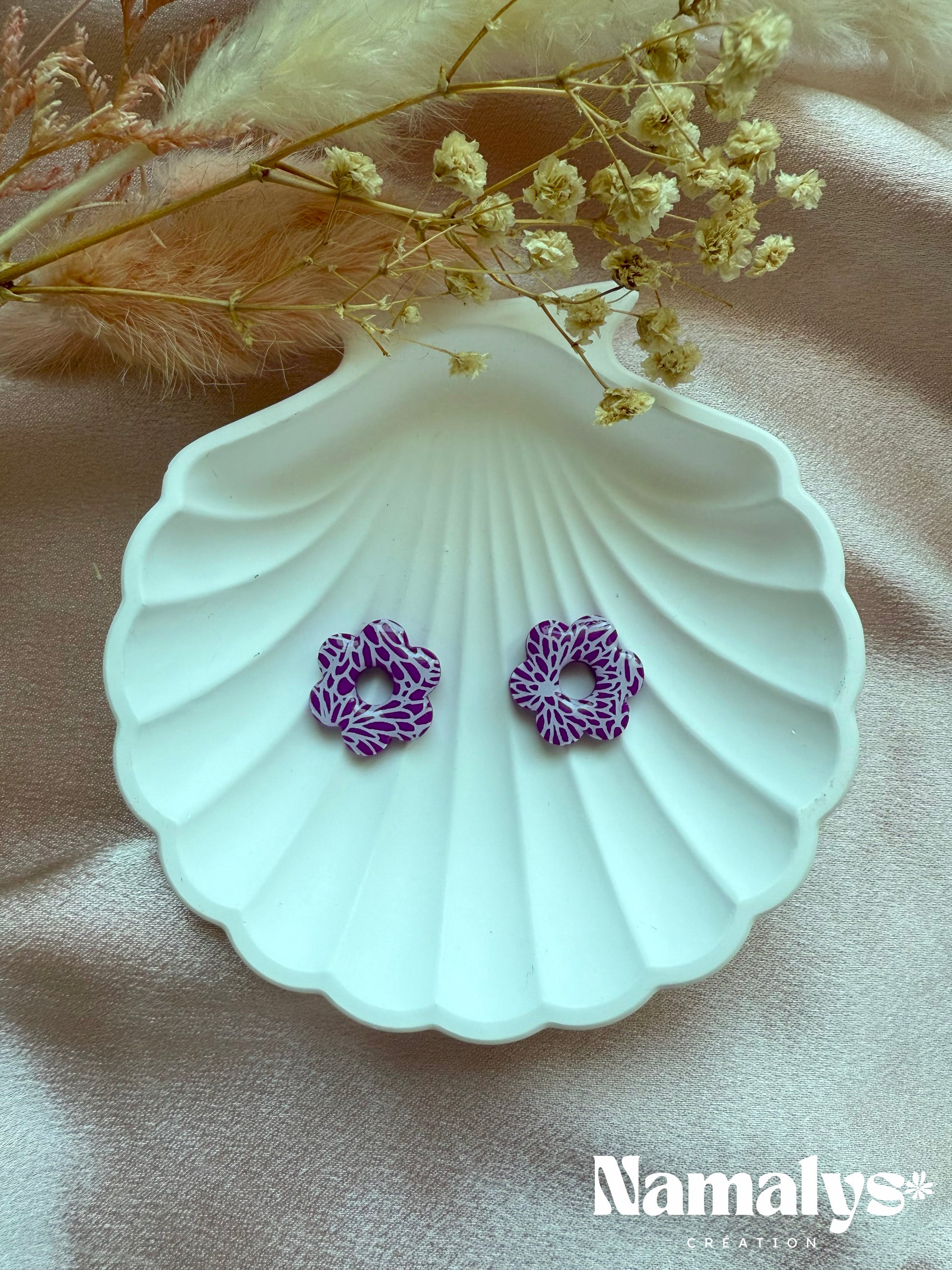 Pampille "Moun" - Motifs acryliques