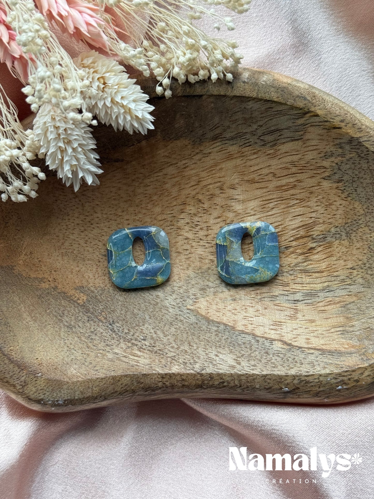 Pampille Myra - Boucles d'oreilles interchangeables
