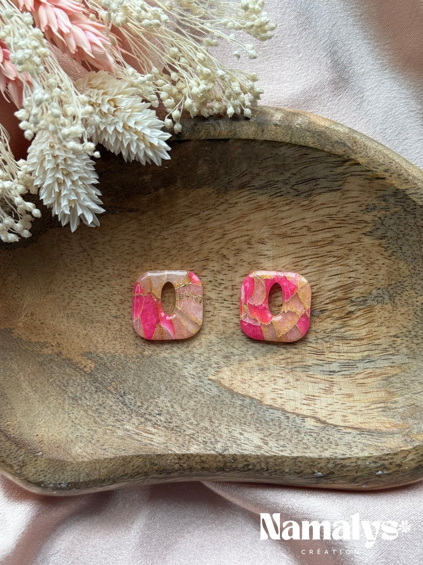 Pampille Myra - Boucles d'oreilles interchangeables