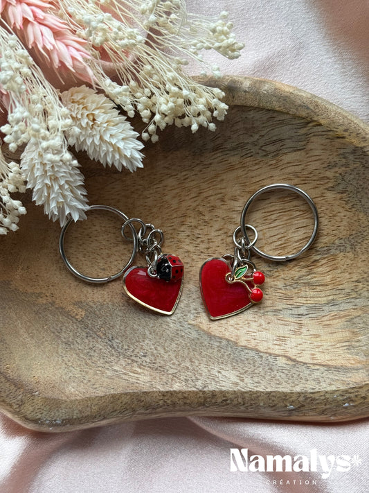 Porte-clés Saint-Valentin - Résine UV