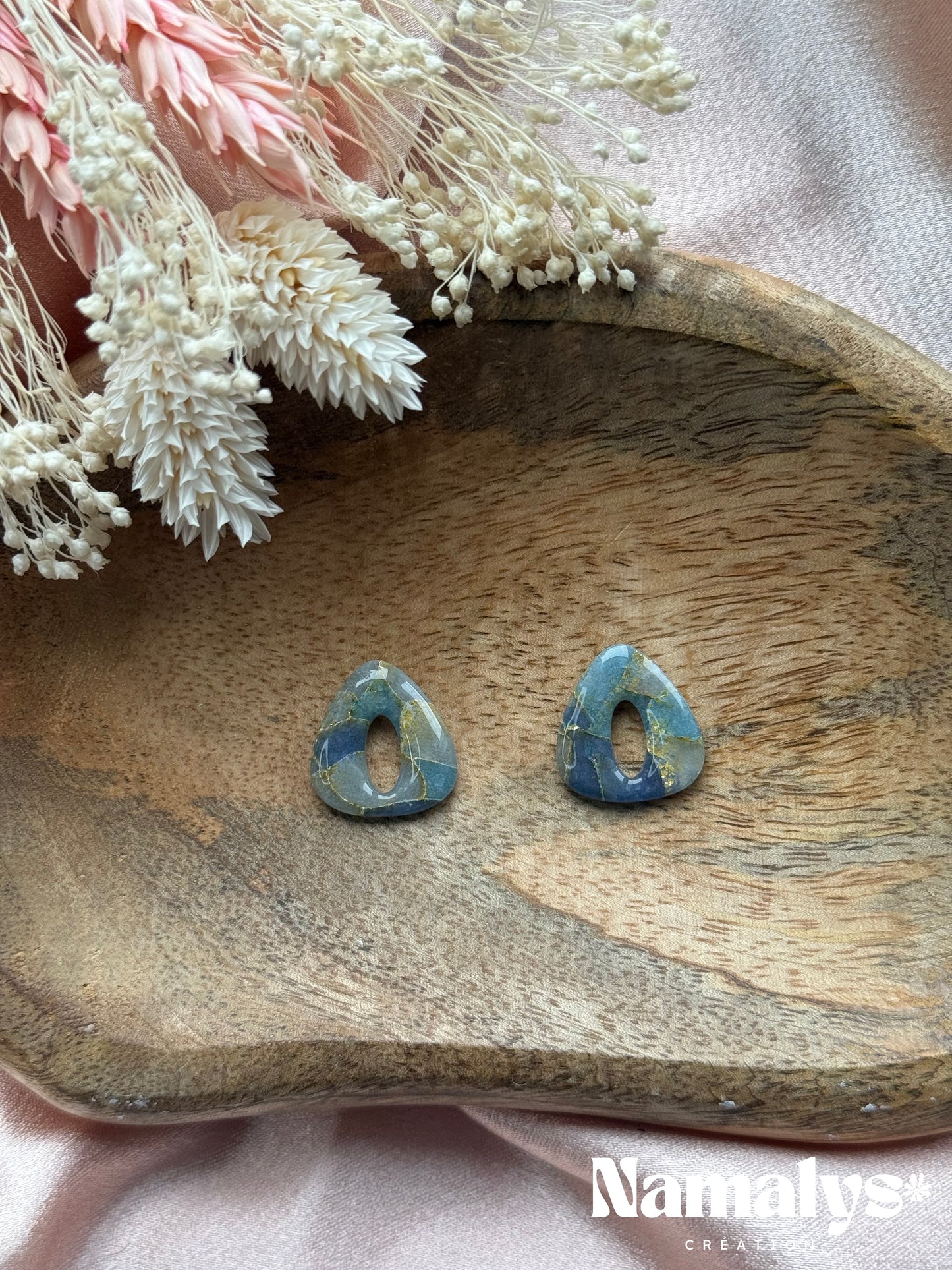 Pampille Romane - Boucles d'oreilles interchangeables