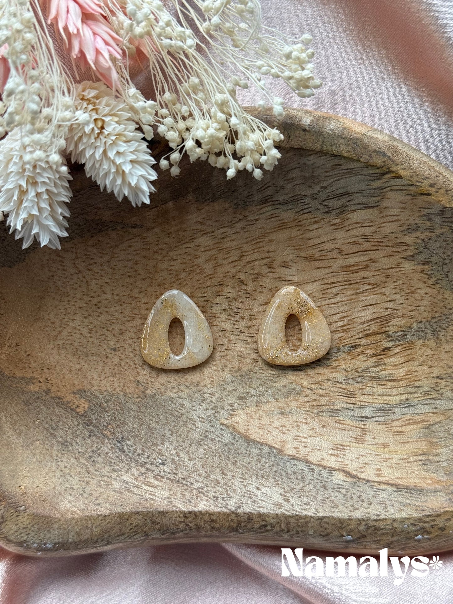 Pampille Romane - Boucles d'oreilles interchangeables