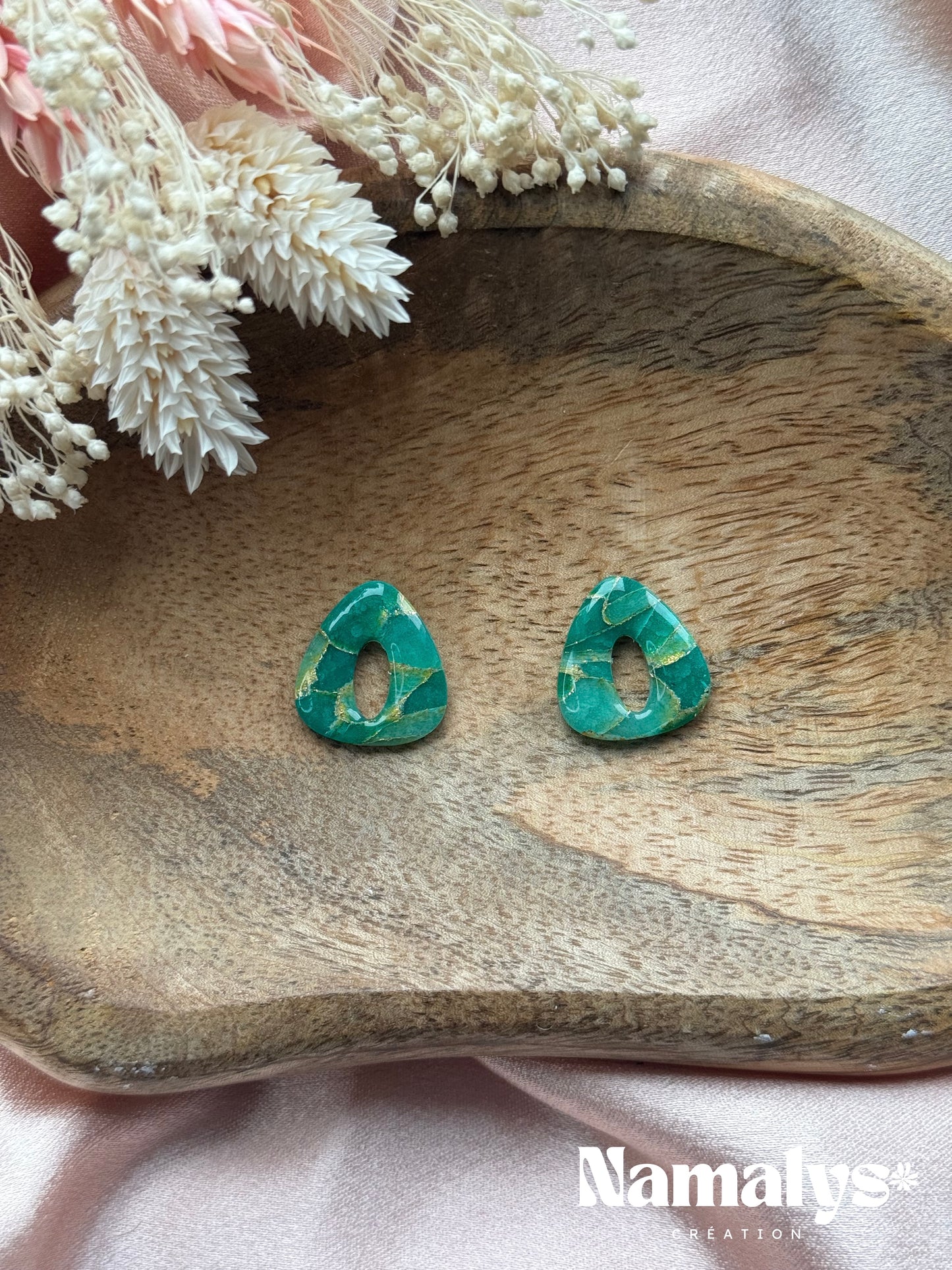 Pampille Romane - Boucles d'oreilles interchangeables
