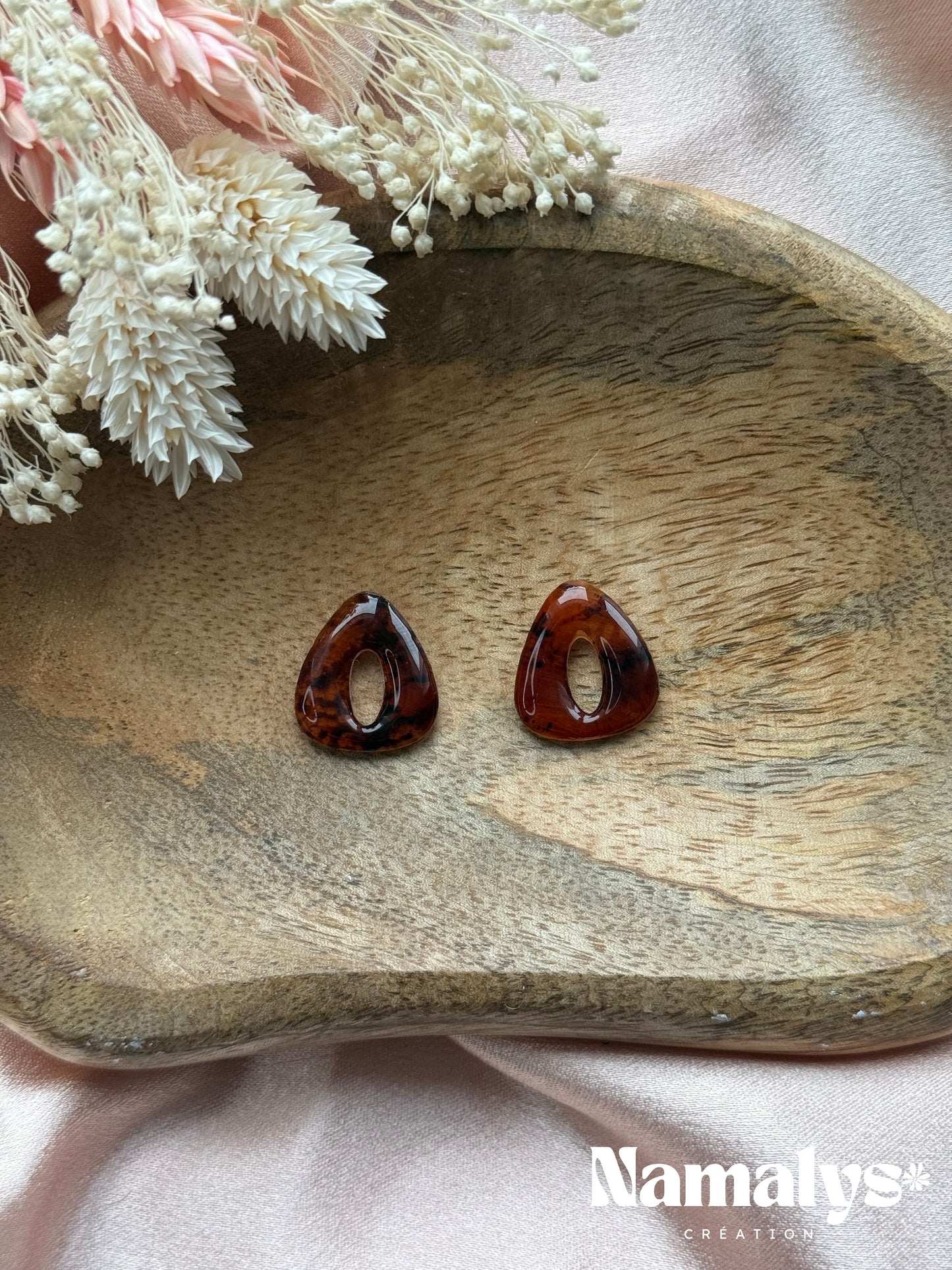 Pampille Romane - Boucles d'oreilles interchangeables