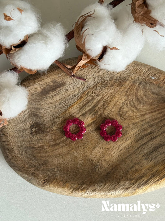 Pampilles "Aurélie" en résine époxy