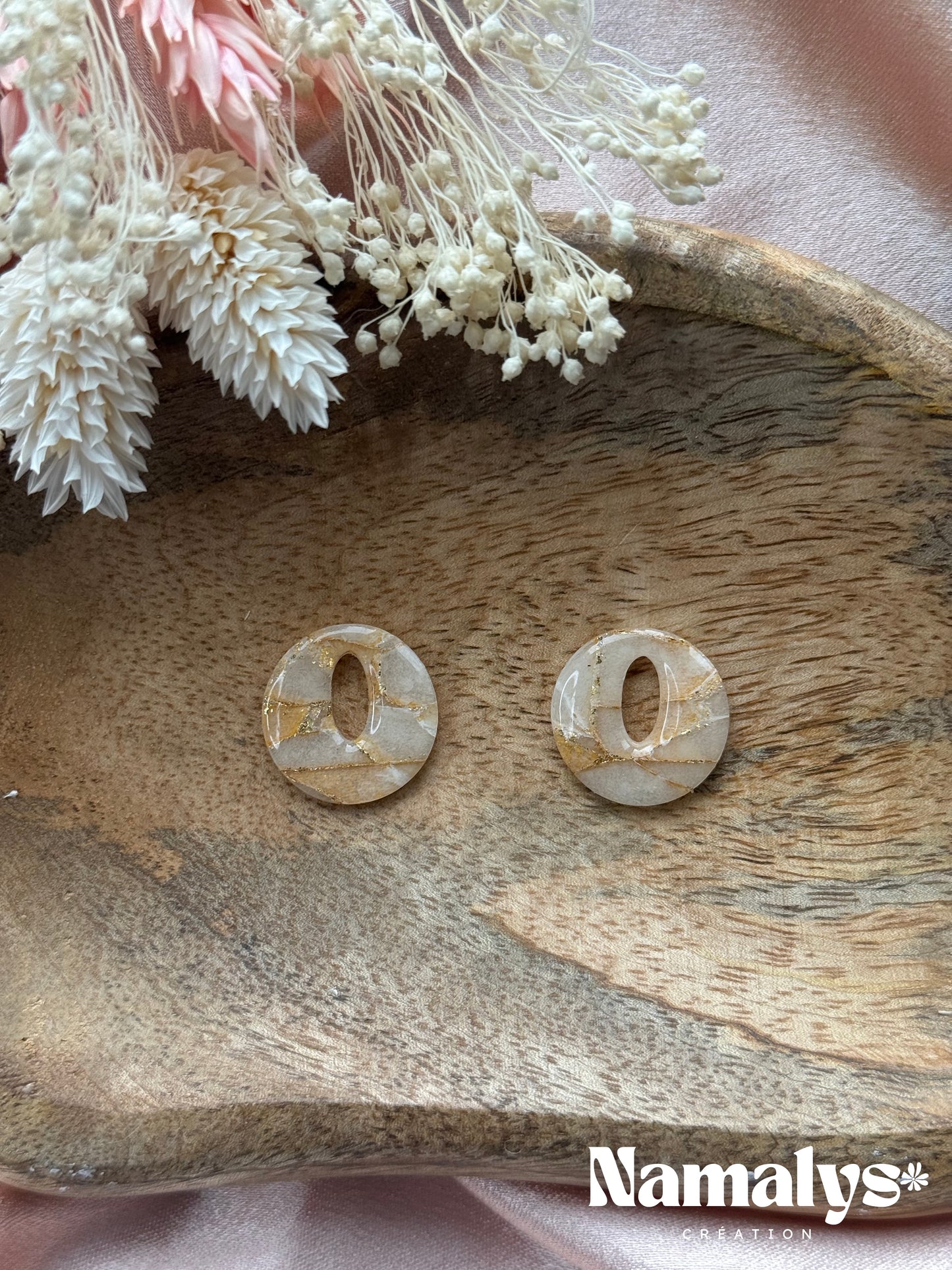 Pampille Soryana - Boucles d'oreilles interchangeables