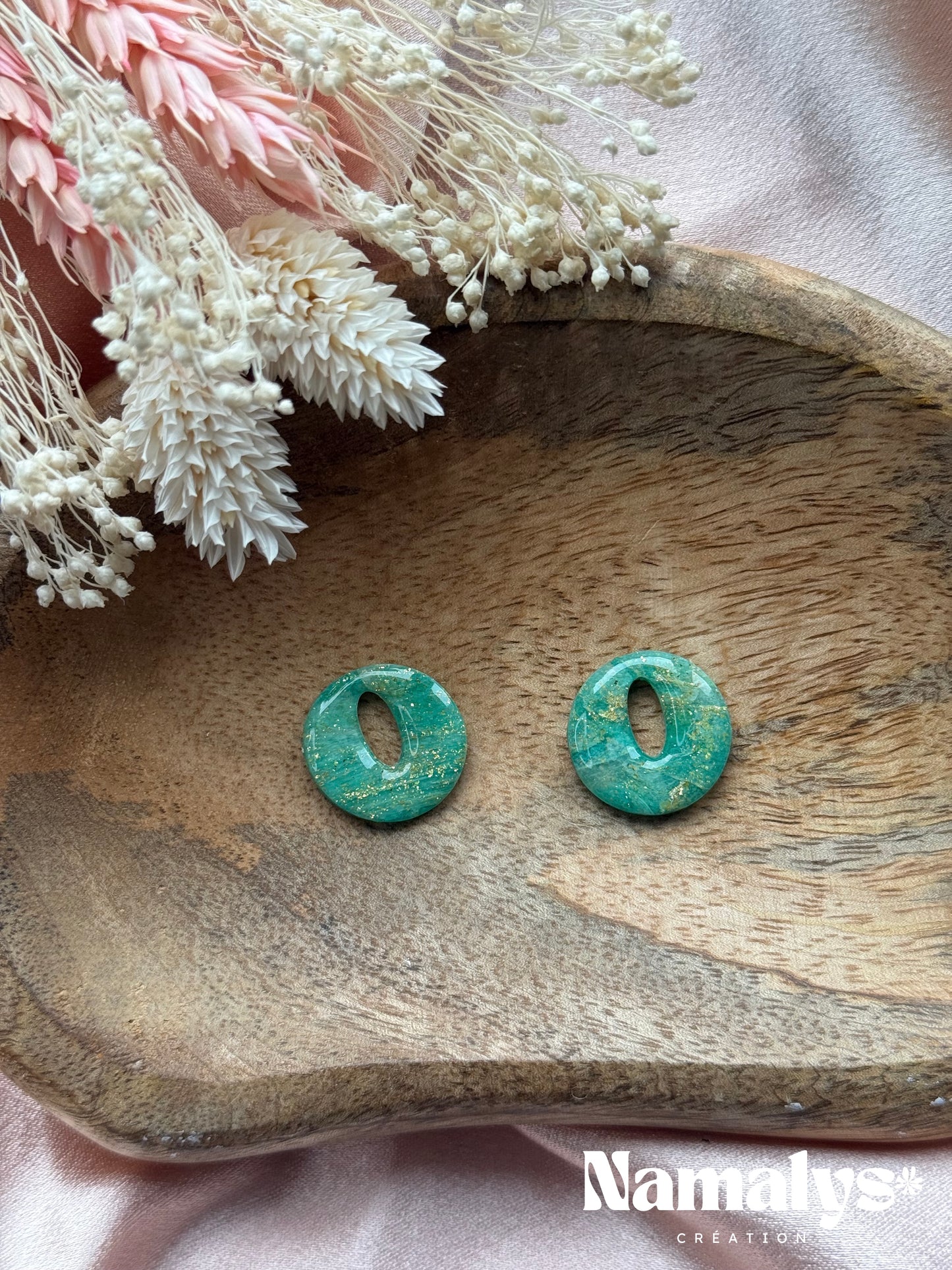 Pampille Soryana - Boucles d'oreilles interchangeables