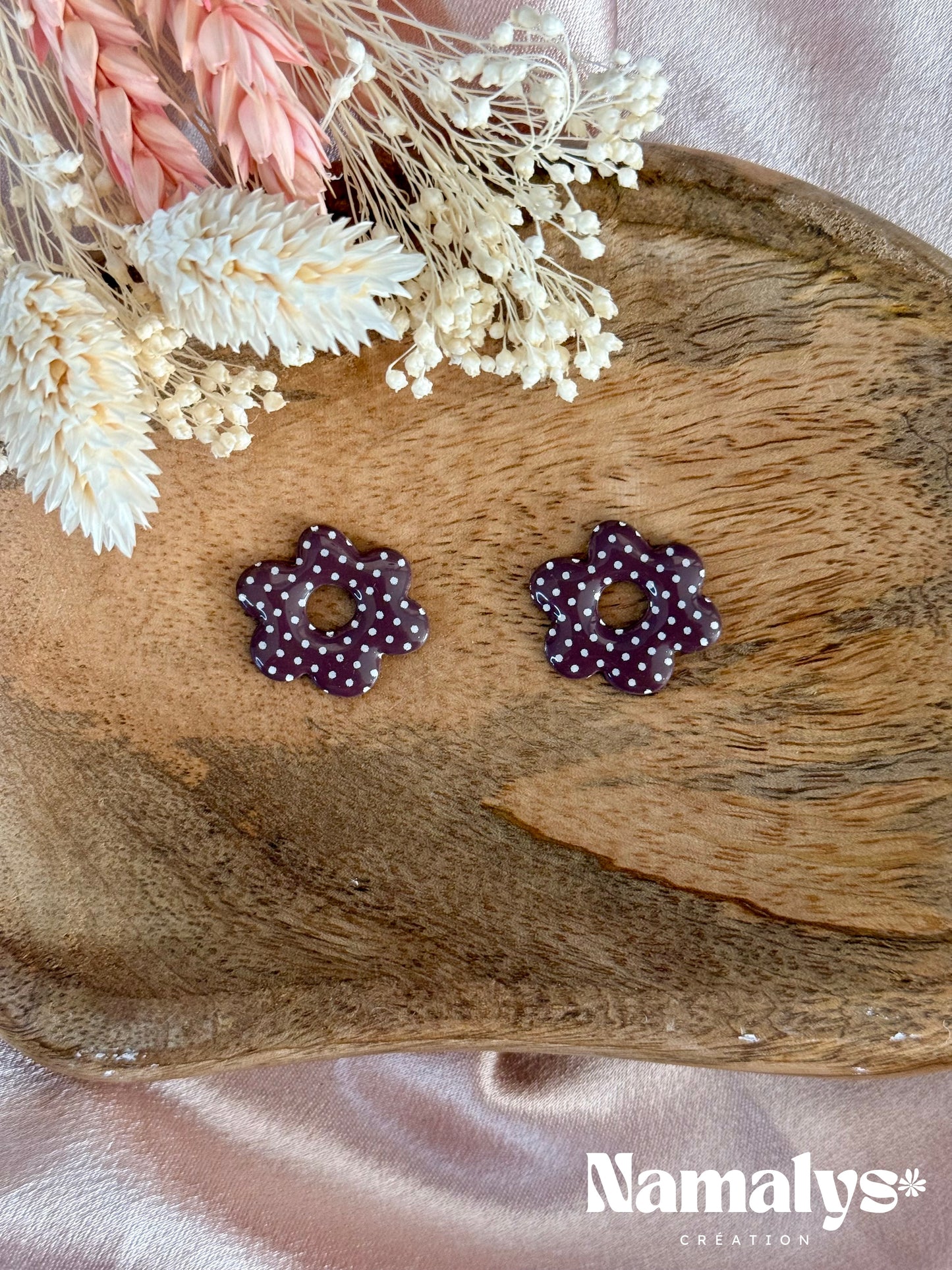 Pampille Léa - Boucles d'oreilles interchangeables