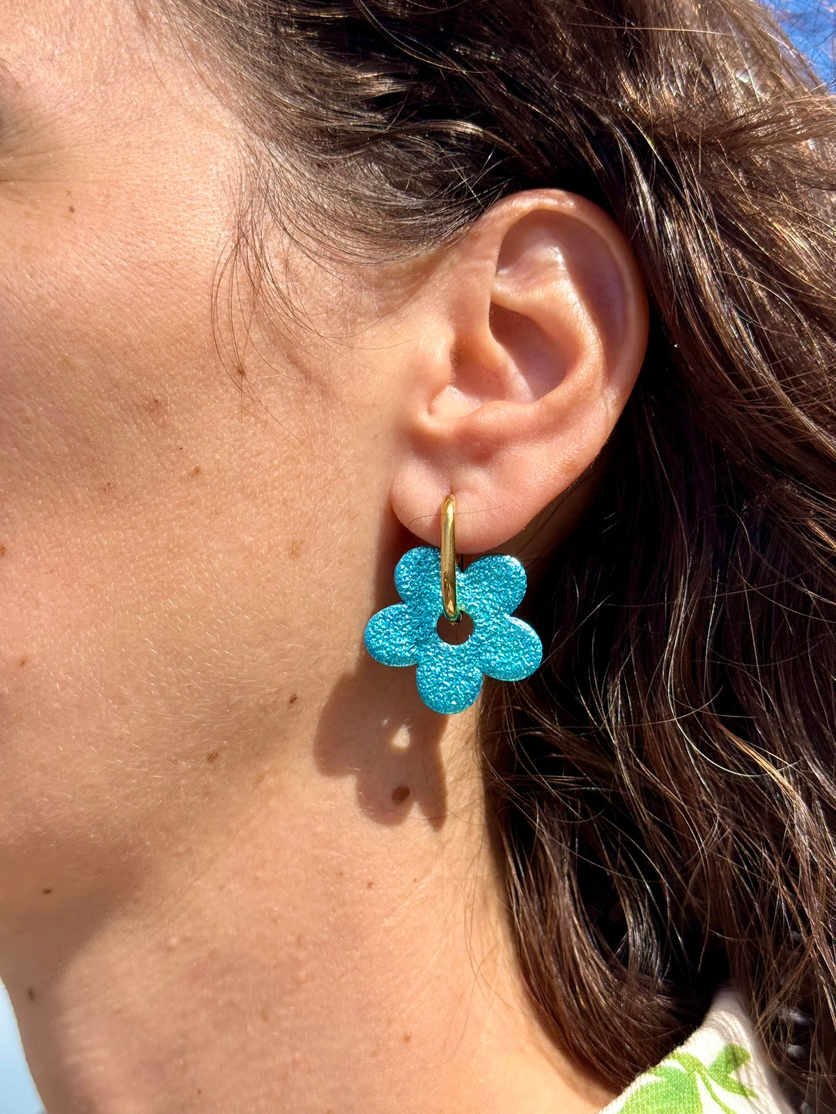 Pampille Laura - Boucles d'oreilles interchangeables