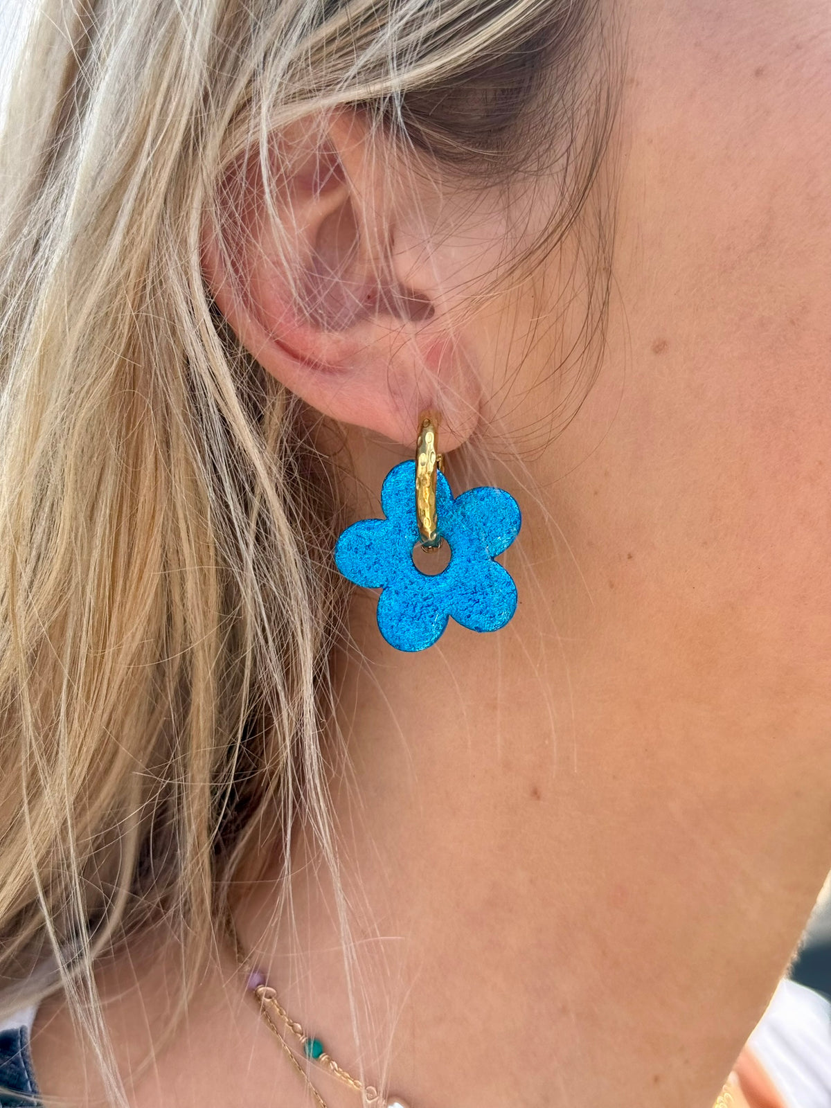 Pampille Laura - Boucles d'oreilles interchangeables