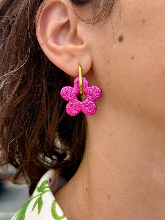 Pampille Laura - Boucles d'oreilles interchangeables