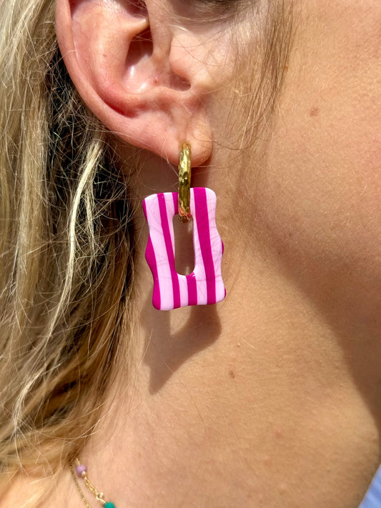 Pampille Lola - Boucles d'oreilles interchangeables