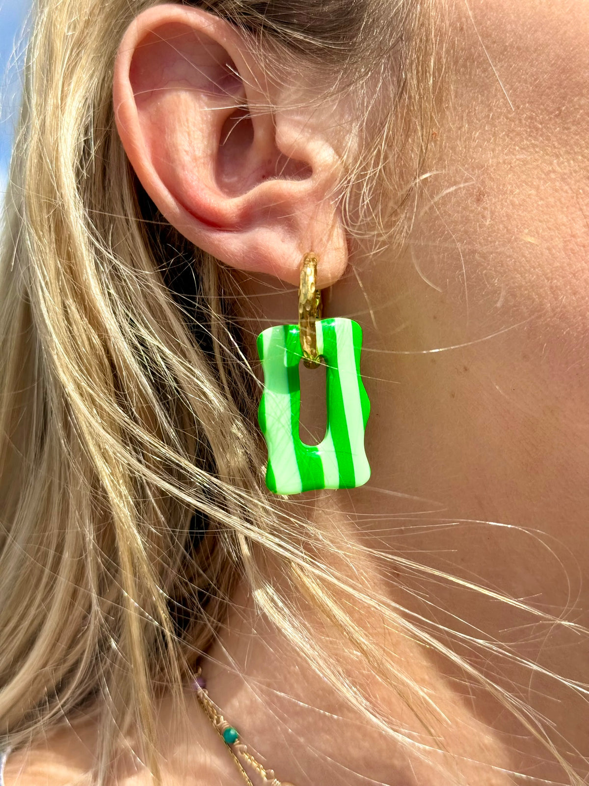 Pampille Lola - Boucles d'oreilles interchangeables