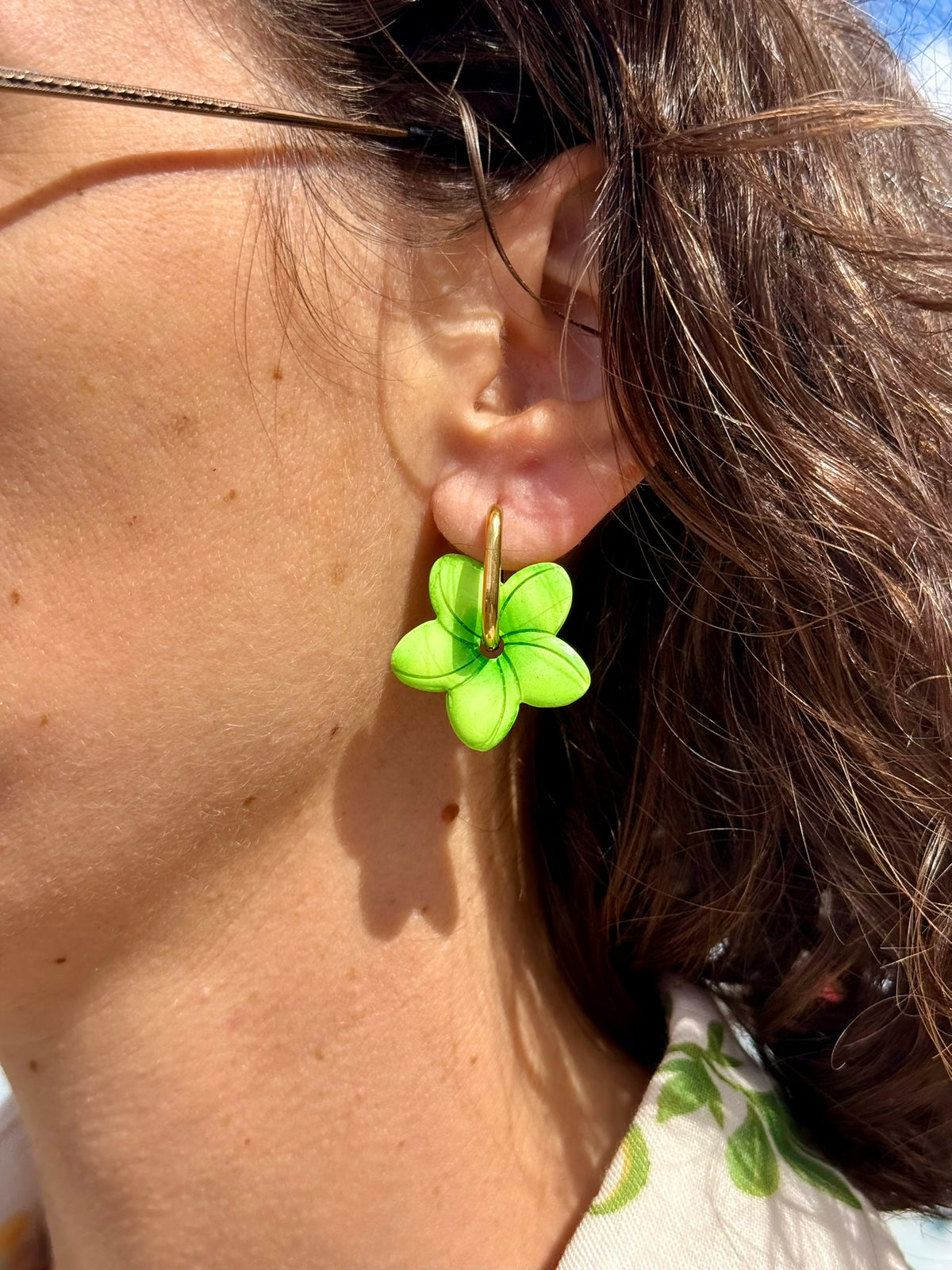 Pampille Maya - Boucles d'oreilles interchangeables
