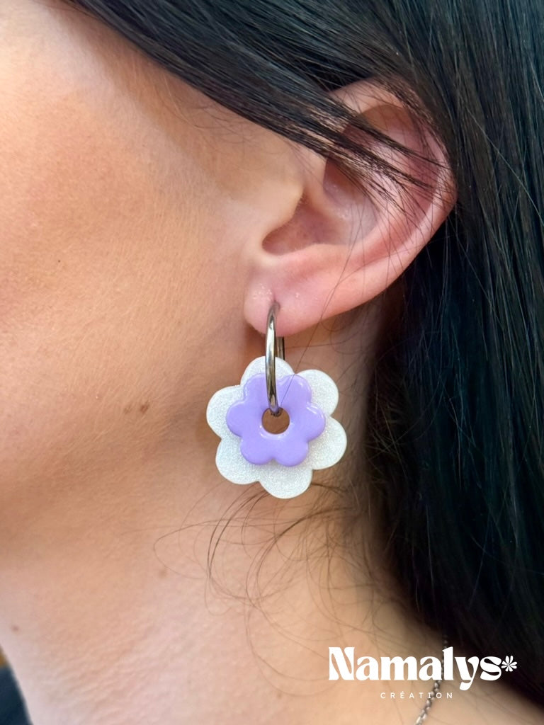 Pampille Maxi Moun - Boucles d'oreilles interchangeables